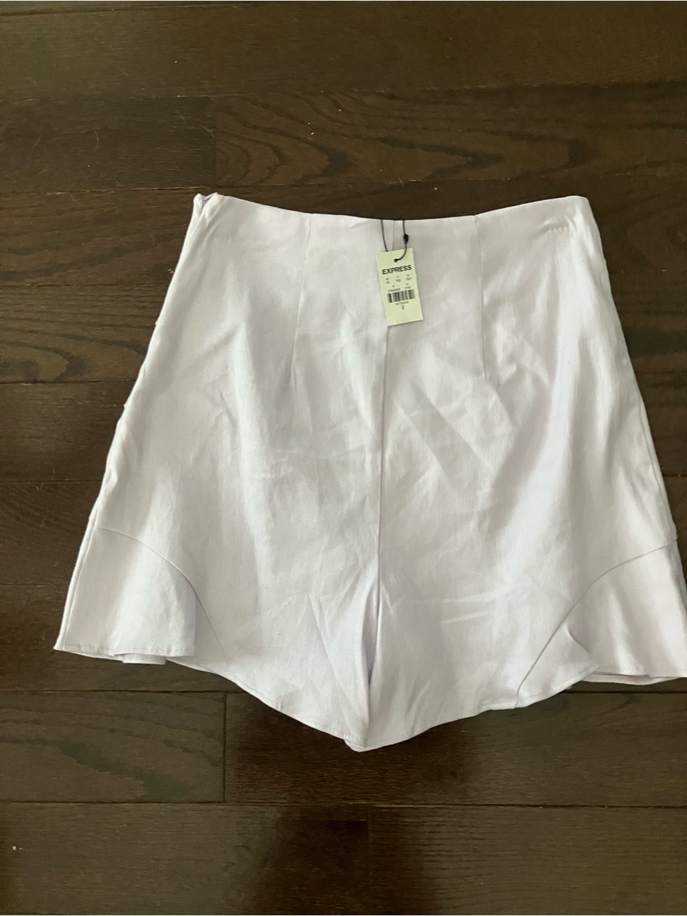 Express Lavender Ruffle Skort - Picture 5 of 5